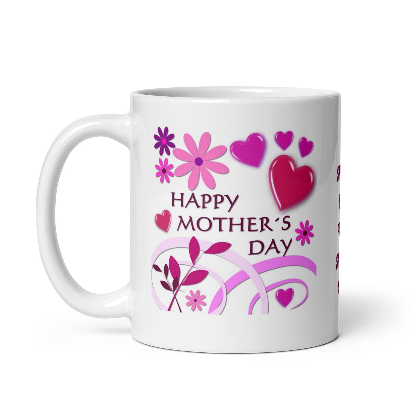 Mothers Day Special Mom White Glossy Mug