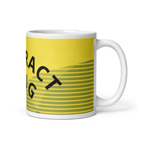 Abstract Art Design White Glossy Mug