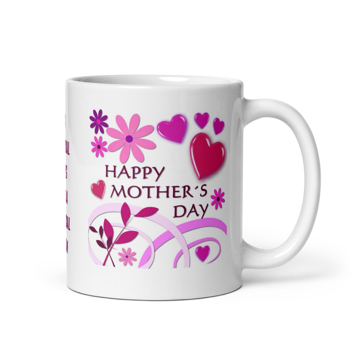 Mothers Day Special Mom White Glossy Mug