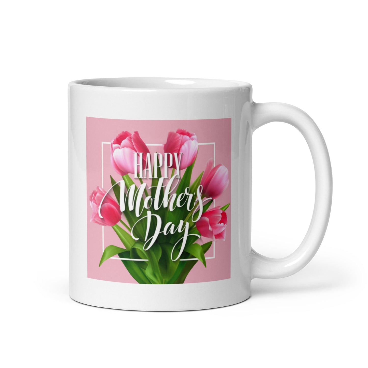 Happy Mothers Day White Glossy Coffee Mug