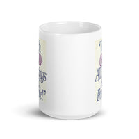 With God All Things Are Possible White Glossy Mug
