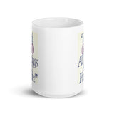 With God All Things Are Possible White Glossy Mug