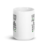 Stand Firm in Your Faith White Glossy Mug