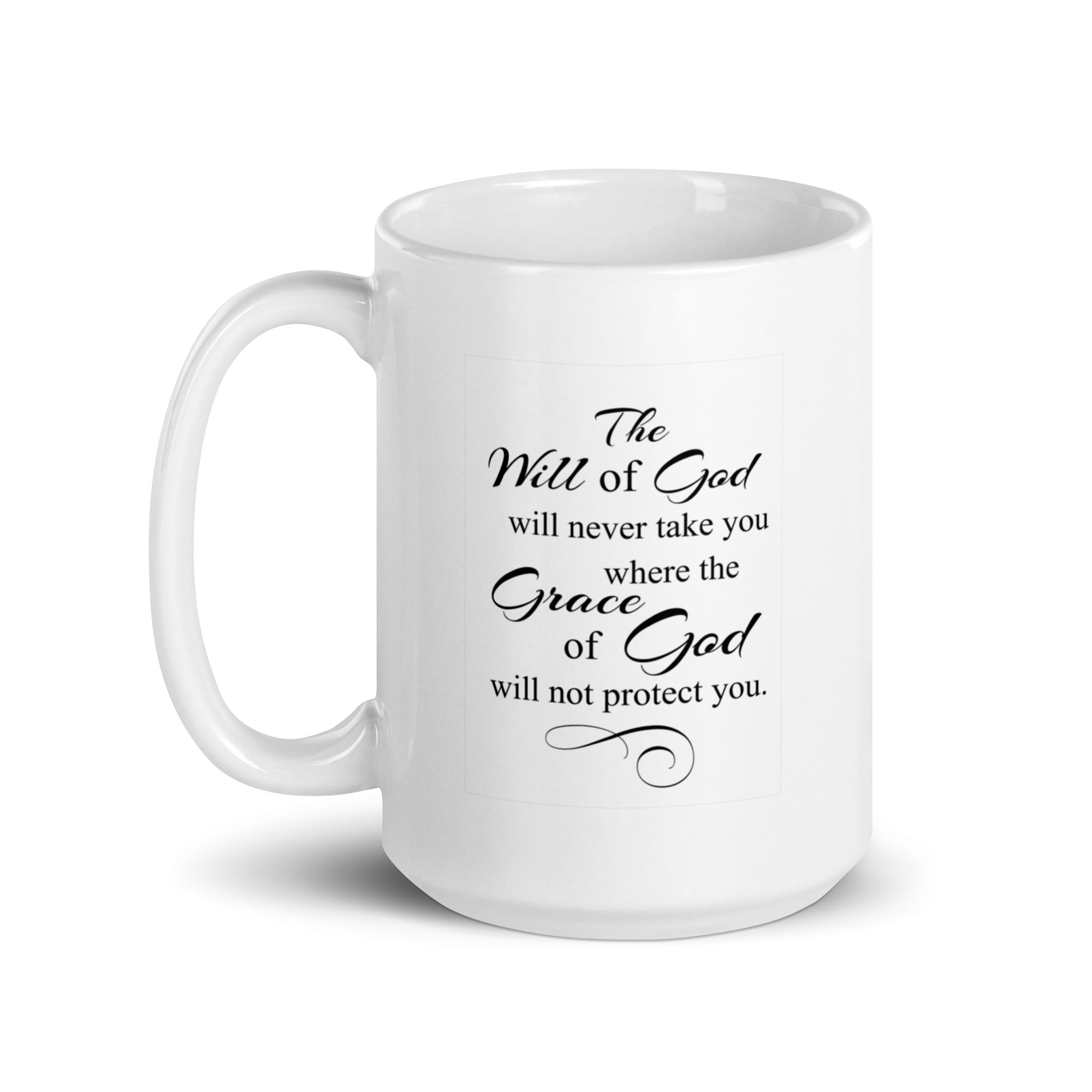 The Will of God White Glossy Mug