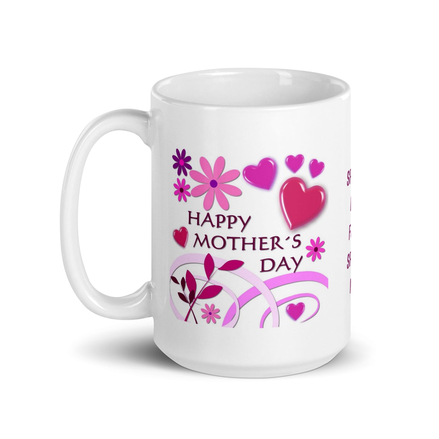 Mothers Day Special Mom White Glossy Mug
