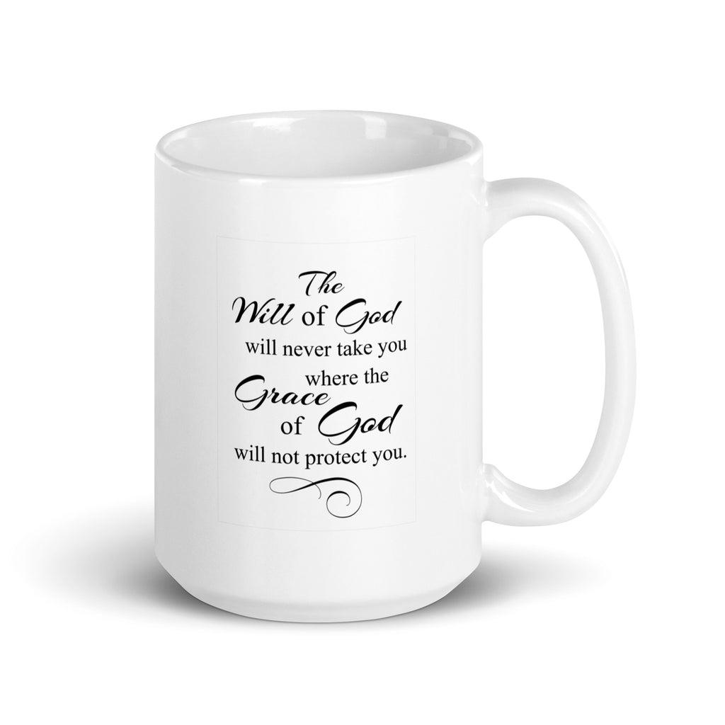 The Will of God White Glossy Mug